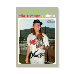 Mike Clevinger 2020 Topps Heritage Baseball Base Cards Poster # to 99- artbble-pos-20thbb-1072-s