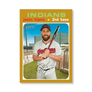 Jason Kipnis 2020 Topps Heritage Baseball Base Cards Poster Gold Ed. # to 1- artbble-pos-20thbb-1404-gold-s