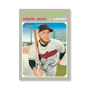 Roberto Perez 2020 Topps Heritage Baseball Base Cards Poster # to 99- artbble-pos-20thbb-1405-s