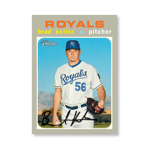 Brad Keller 2020 Topps Heritage Baseball Base Cards Poster # to 99- artbble-pos-20thbb-1435-s