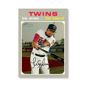 Luis Arraez 2020 Topps Heritage Baseball Base Cards Poster # to 99- artbble-pos-20thbb-1457-s