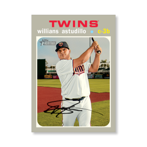 Willians Astudillo 2020 Topps Heritage Baseball Base Cards Poster # to 99- artbble-pos-20thbb-1460-s