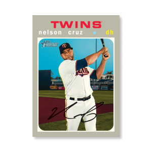 Nelson Cruz 2020 Topps Heritage Baseball Base Cards Poster # to 99- artbble-pos-20thbb-1462-s