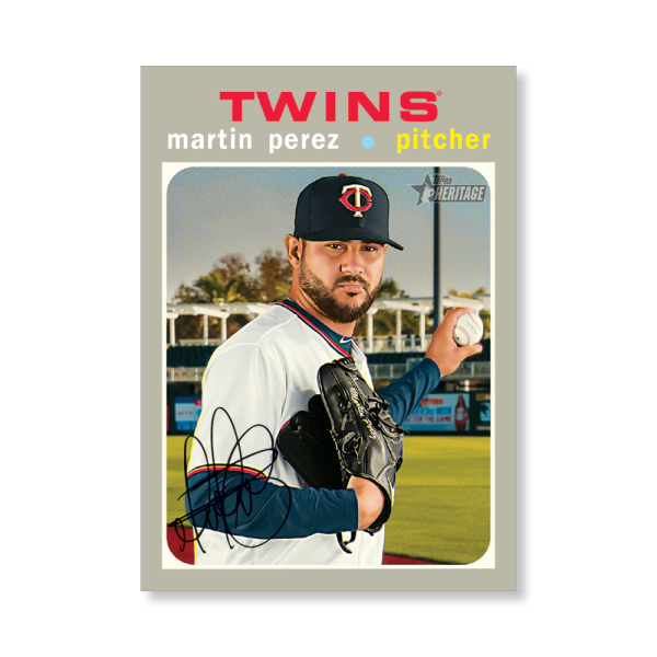 Martin Perez 2020 Topps Heritage Baseball Base Cards Poster # to 99- artbble-pos-20thbb-1463-s