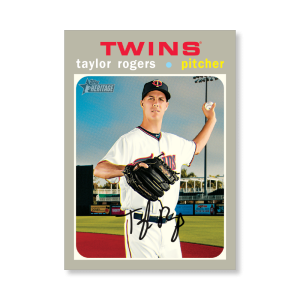 Taylor Rogers 2020 Topps Heritage Baseball Base Cards Poster # to 99- artbble-pos-20thbb-1464-s