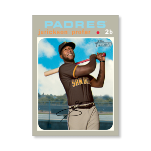 Jurickson Profar 2020 Topps Heritage Baseball Base Cards Poster # to 99- artbble-pos-20thbb-1489-s