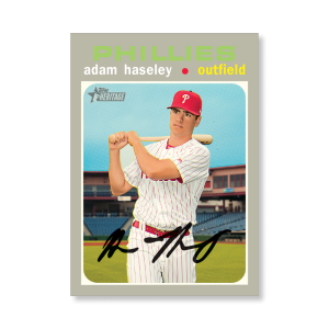 Adam Haseley 2020 Topps Heritage Baseball Base Cards Poster # to 99- artbble-pos-20thbb-1495-s
