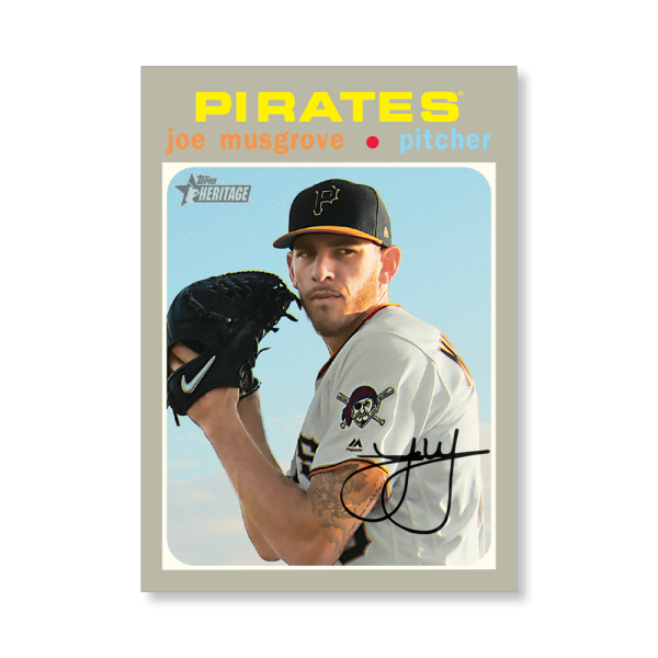 Joe Musgrove 2020 Topps Heritage Baseball Base Cards Poster # to 99- artbble-pos-20thbb-1503-s