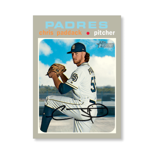 Chris Paddack 2020 Topps Heritage Baseball Base Cards Poster # to 99- artbble-pos-20thbb-1508-s