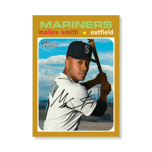 Mallex Smith 2020 Topps Heritage Baseball Base Cards Poster Gold Ed. # to 1- artbble-pos-20thbb-1524-gold-s