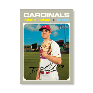 Dakota Hudson 2020 Topps Heritage Baseball Base Cards Poster # to 99- artbble-pos-20thbb-1530-s