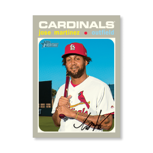 Jose Martinez 2020 Topps Heritage Baseball Base Cards Poster # to 99- artbble-pos-20thbb-1534-s