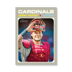 Yadier Molina 2020 Topps Heritage Baseball Base Cards Poster # to 99- artbble-pos-20thbb-1535-s