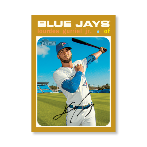 Lourdes Gurriel Jr. 2020 Topps Heritage Baseball Base Cards Poster Gold Ed. # to 1- artbble-pos-20thbb-1553-gold-s
