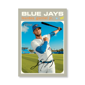 Lourdes Gurriel Jr. 2020 Topps Heritage Baseball Base Cards Poster # to 99- artbble-pos-20thbb-1553-s
