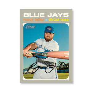 Rowdy Tellez 2020 Topps Heritage Baseball Base Cards Poster # to 99- artbble-pos-20thbb-1556-s