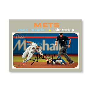 Amed Rosario 2020 Topps Heritage Baseball Base Cards Poster # to 99- artbble-pos-20thbb-1580-s
