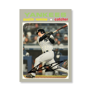 Austin Romine 2020 Topps Heritage Baseball Base Cards Poster # to 99- artbble-pos-20thbb-1582-s