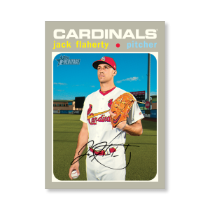 Jack Flaherty 2020 Topps Heritage Baseball Base Cards Poster # to 99- artbble-pos-20thbb-1583-s
