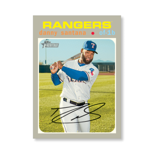 Danny Santana 2020 Topps Heritage Baseball Base Cards Poster # to 99- artbble-pos-20thbb-1584-s