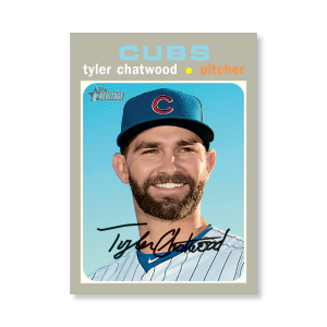 Tyler Chatwood 2020 Topps Heritage Baseball Base Cards Poster # to 99- artbble-pos-20thbb-1587-s