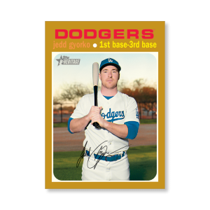 Jedd Gyorko 2020 Topps Heritage Baseball Base Cards Poster Gold Ed. # to 1- artbble-pos-20thbb-1589-gold-s