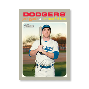 Jedd Gyorko 2020 Topps Heritage Baseball Base Cards Poster # to 99- artbble-pos-20thbb-1589-s