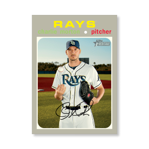 Charlie Morton 2020 Topps Heritage Baseball High Numbered Short Print Poster # to 99- artbble-pos-20thbb-1604-s