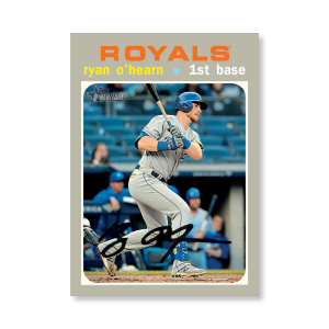 Ryan O'Hearn 2020 Topps Heritage Baseball High Numbered Short Print Poster # to 99- artbble-pos-20thbb-1609-s