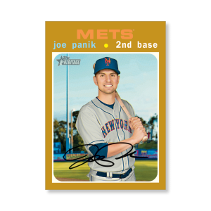 Joe Panik 2020 Topps Heritage Baseball Base Cards Poster Gold Ed. # to 1- artbble-pos-20thbb-1705-gold-s