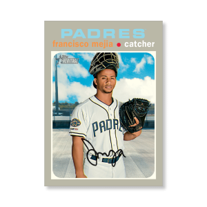 Francisco Mejia 2020 Topps Heritage Baseball Base Cards Poster # to 99- artbble-pos-20thbb-1712-s