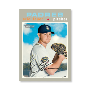Eric Lauer 2020 Topps Heritage Baseball Base Cards Poster # to 99- artbble-pos-20thbb-1715-s