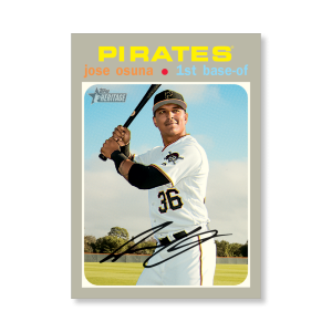 Jose Osuna 2020 Topps Heritage Baseball Base Cards Poster # to 99- artbble-pos-20thbb-1721-s