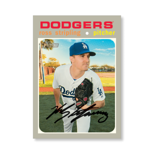 Ross Stripling 2020 Topps Heritage Baseball Base Cards Poster # to 99- artbble-pos-20thbb-1740-s