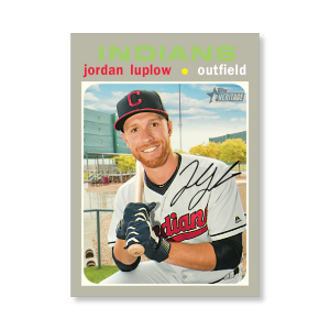 Jordan Luplow 2020 Topps Heritage Baseball Base Cards Poster # to 99- artbble-pos-20thbb-1746-s