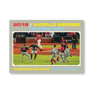 Nationals Celebrate! 2020 Topps Heritage Baseball World Series Poster # to 99- artbble-pos-20thbb-1777-s