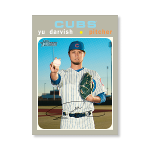 Yu Darvish 2020 Topps Heritage Baseball High Numbered Short Print Poster # to 99- artbble-pos-20thbb-1809-s