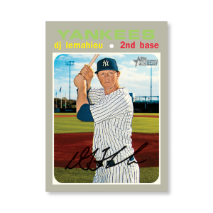 DJ LeMahieu 2020 Topps Heritage Baseball High Numbered Short Print Poster # to 99- artbble-pos-20thbb-1832-s