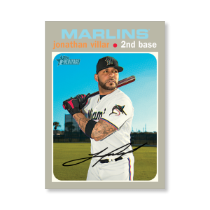 Jonathan Villar 2020 Topps Heritage Baseball High Numbered Short Print Poster # to 99- artbble-pos-20thbb-1855-s