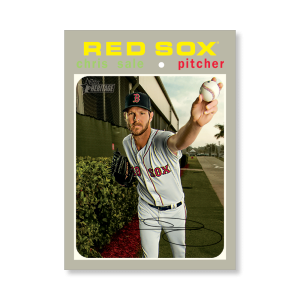 Chris Sale 2020 Topps Heritage Baseball High Numbered Short Print Poster # to 99- artbble-pos-20thbb-1857-s