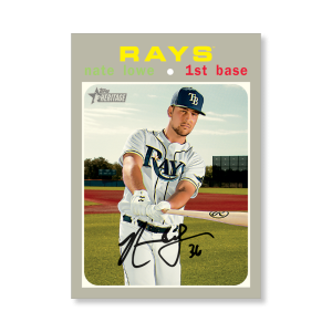 Nate Lowe 2020 Topps Heritage Baseball Base Cards Poster # to 99- artbble-pos-20thbb-1953-s