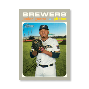 Junior Guerra 2020 Topps Heritage Baseball Base Cards Poster # to 99- artbble-pos-20thbb-1956-s