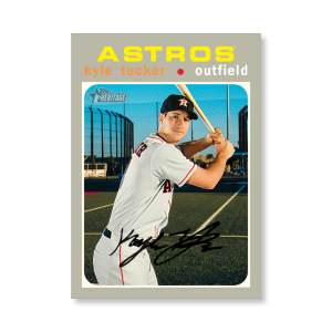 Kyle Tucker 2020 Topps Heritage Baseball Base Cards Poster # to 99- artbble-pos-20thbb-1960-s