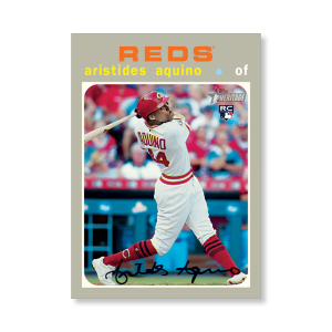 Aristides Aquino 2020 Topps Heritage Baseball Base Card Throwback Uniform Variation Poster # to 99- artbble-pos-20thbb-2233-s