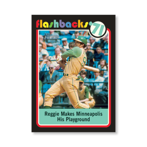Reggie Jackson 2020 Topps Heritage Baseball Baseball Flashbacks Poster # to 99- artbble-pos-20thbb-3185-s