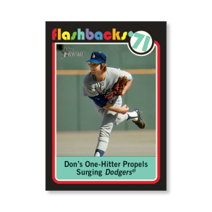 Don Sutton 2020 Topps Heritage Baseball Baseball Flashbacks Poster # to 99- artbble-pos-20thbb-3187-s