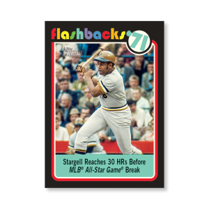 Willie Stargell 2020 Topps Heritage Baseball Baseball Flashbacks Poster # to 99- artbble-pos-20thbb-3192-s
