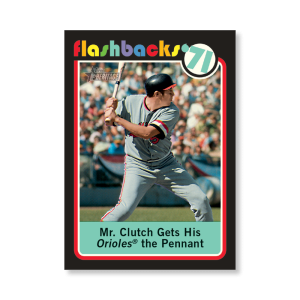 Brooks Robinson 2020 Topps Heritage Baseball Baseball Flashbacks Poster # to 99- artbble-pos-20thbb-3194-s