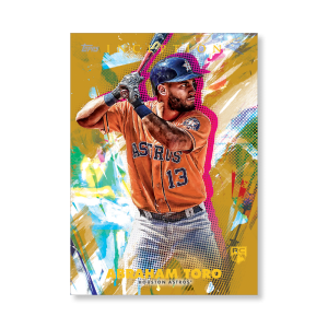 Abraham Toro 2020 Topps Inception Base Card Poster Gold Ed. # to 1- artbble-pos-20tibb-1008-gold-s