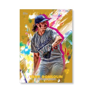 Tony Gonsolin 2020 Topps Inception Base Card Poster Gold Ed. # to 1- artbble-pos-20tibb-1011-gold-s